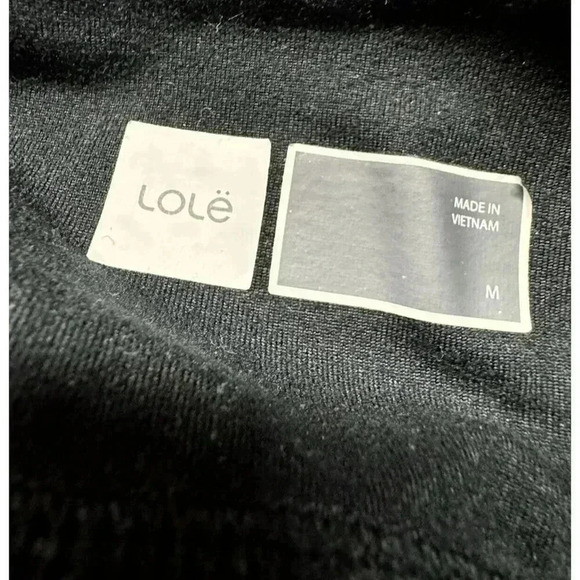 Lole Joggers Adult‎ Medium Black Drawstring Casual Women's Lightweight - Picture 3 of 5